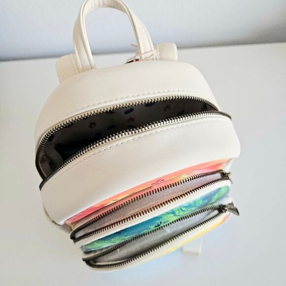 NWT Loungefly x Pokémon | Elements Triple Pocket Starters Colorful Mini Backpack - Picture 11 of 12